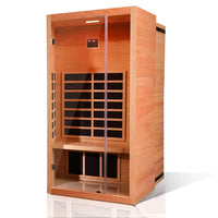 Infrared Sauna Built for Daily Recovery, Hemlock Wood, 6 Carbon Heaters, Digital Control, 68°F to 149°F Range — product view 11