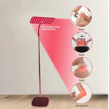 660Nm 850Nm LED Red Light Therapy Panel with Stand near Infrared Therapy Lamp Devices for Body Muscle Relax and Skin Care — product view 3