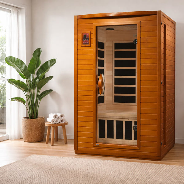 Andora 2-Person FAR Infrared Sauna – Canadian Hemlock