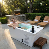 Alta 2-in-1 Hot & Cold Plunge Tub, 37°F–102°F — Lifestyle
