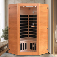 Infrared Sauna Designed for Home Wellness, 2180W Power, Hemlock Wood Construction, 360° Surround Heating — product view 11