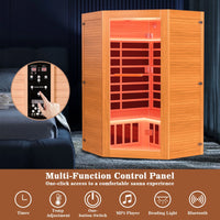 Infrared Sauna Designed for Home Wellness, 2180W Power, Hemlock Wood Construction, 360° Surround Heating — product view 4