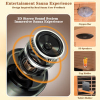 Infrared Sauna Designed for Home Wellness, 2180W Power, Hemlock Wood Construction, 360° Surround Heating — product view 5